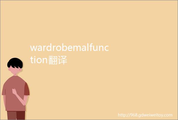 wardrobemalfunction翻译